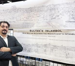 Turkish artist recreates Istanbul panorama