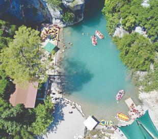 Göynük Canyon draws adventure seekers