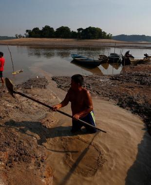Drought in Amazon sharpens fears