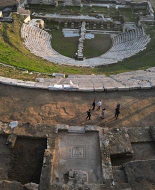 Lion mosaic latest find in ancient city