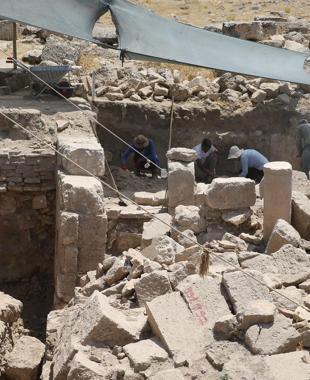 Historic church ruins surface at Harran