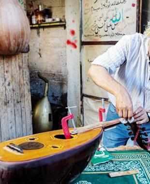 From rubble to music: Gaza’s oud repairman
