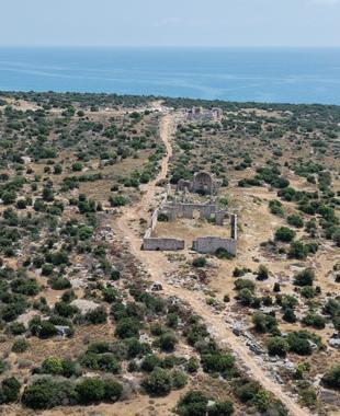 Ancient Roman road uncovered in south Türkiye
