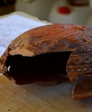 Liturgical vessel found at ancient city