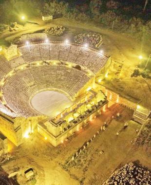 Solar plant lights up ancient Tlos theater
