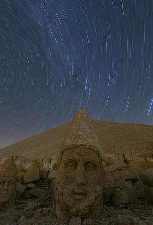 Enchanting sunset at Mount Nemrut