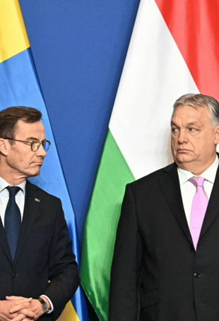 Swedish PM in Hungary ahead of crunch NATO ratification vote