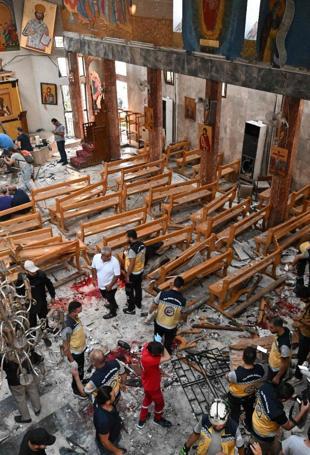 Syria president vows those involved in church attack will face justice