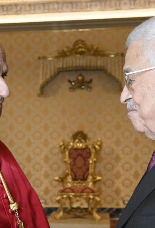 Pope meets with Palestinian president, reiterates urgent need for Gaza aid