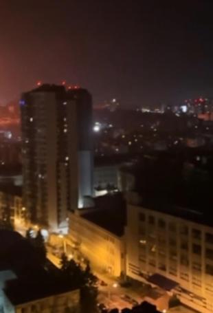 Ukrainian capital comes under massive attack