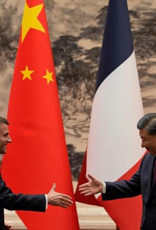 Frances Macron visits China with Ukraine on the agenda