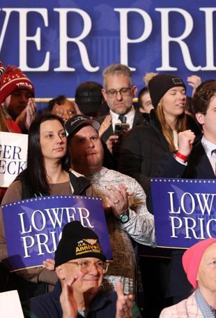 Trump supporters say prices too high, but president has cure