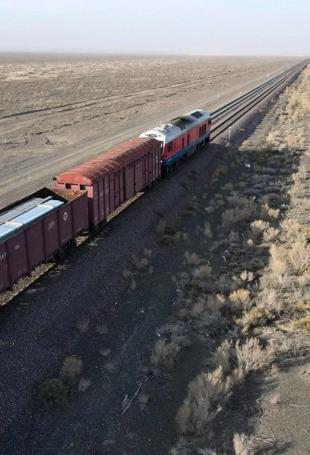 Windswept Kazakh rail hub at the heart of China-Europe trade