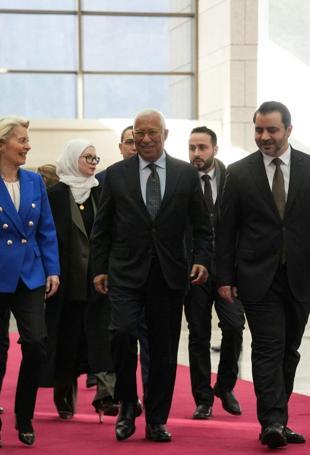 Syrian President Sharaa meets with EU chief von der Leyen