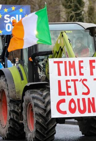 Thousands of Irish, French farmers protest Mercosur deal