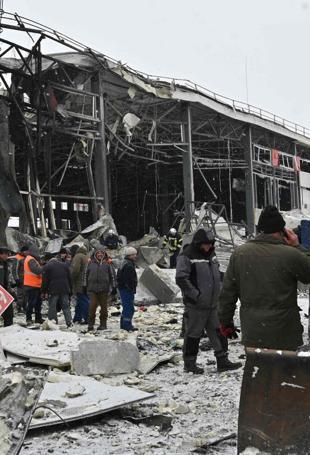 Russian drone strike kills woman in Kharkiv