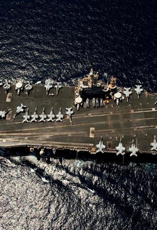 US downs Iranian drone approaching aircraft carrier in Arabian Sea