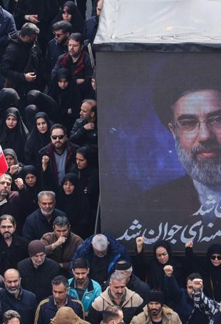 Irans top leader vows to keep up attacks in his first statement