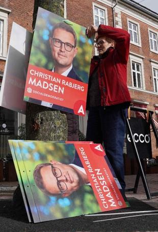 Danish PM bids for third term in general election