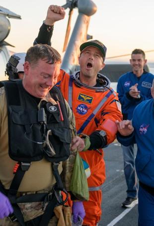 Artemis II astronauts return to Earth