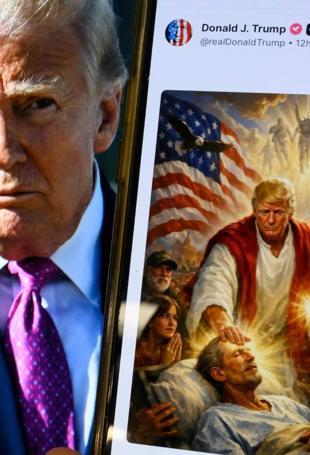 Trump deletes Jesus post of himself after outcry