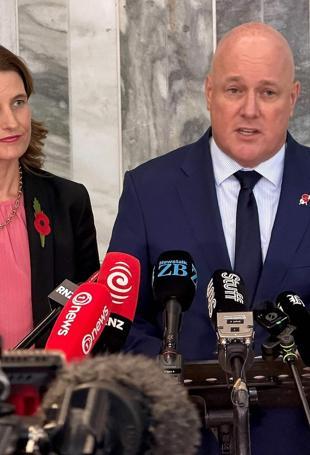 New Zealand PM Luxon survives leadership vote