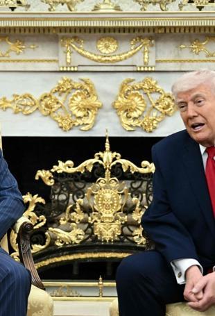 Trump hails British as friends as king visits amid Iran tensions