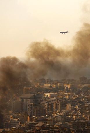 Israel military strikes Beiruts southern suburbs