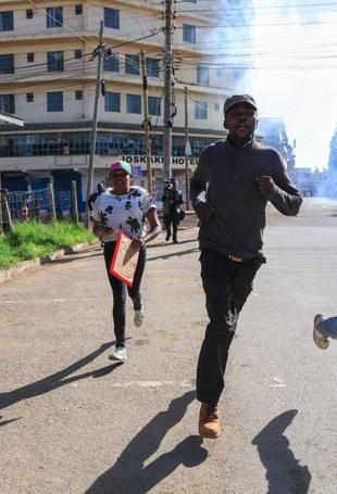 Kenyans arrested protesting US Ebola center