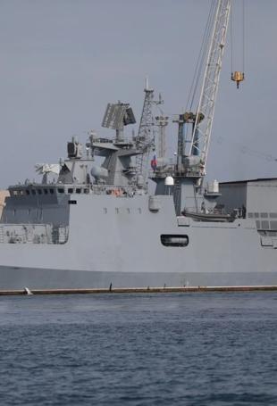 Russian warship fires warning shots near UK yacht in Channel