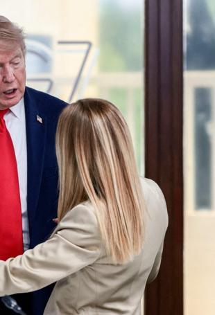 Outrage in Italy after Trump says Meloni begged for photo op
