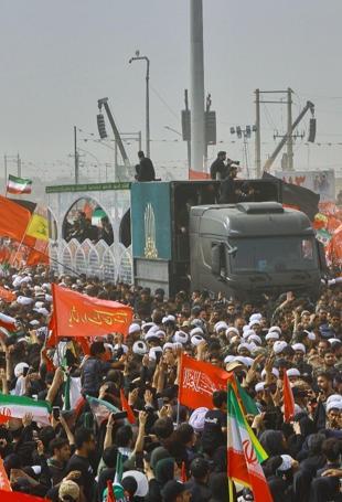 Crowds bid farewell to Khamenei in Iranian holy city of Qom