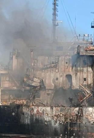 Ukraine blames Russia for deadly strike on Turkish cargo ship
