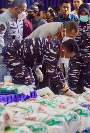 Indonesia seizes 1.3 tons of ketamine