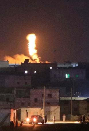 Explosions at Aleppo munitions depot in northern Syria injures four