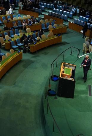 Walkout and street protests mark Netanyahu’s UN address