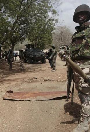 Mine kills eight Nigerian troops