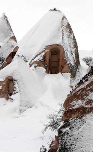 Snow in Cappadocia: A winter fairy tale