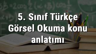 5. Sınıf Türkçe Görsel Okuma konu anlatımı