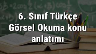 6. Sınıf Türkçe Görsel Okuma konu anlatımı