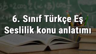 6. Sınıf Türkçe Eş Seslilik konu anlatımı