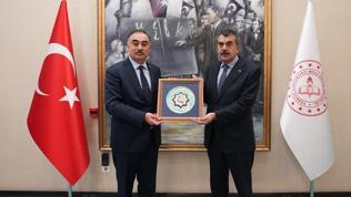Bakan Tekin’den diplomatik temaslar