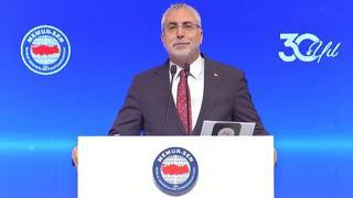Çalışma ve Sosyal Güvenlik Bakanı Vedat Işıkhan, "Bugün herkesin kendini özgürce ifade edebildiği ve kendine yer bulabildiği; daha adil, daha müreffeh bir sistemin inşası için; katılımcı, çok sesli bir sendikal yapıya ve çalışma hayatına sahibiz" dedi.