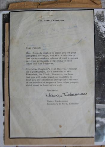 Turkish woman keeps letter from Jacqueline Kennedy for 57 years