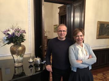 Distance doesn’t do them part: Ambassador couple travel frequently to reunite