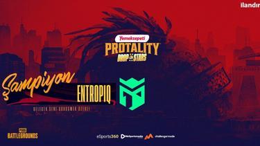 Yemeksepeti PROTALITY DROPSTARS şampiyonu Entropiq