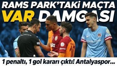 Galatasaray - Antalyaspor maçına VAR damgası 1 penaltı, 1 gol kararı çıktı | Antalyaspor penaltı bekledi...