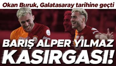 Alanyaspor - Galatasaray maçına Barış Alper Yılmaz damga vurdu Okan Buruk tarihe geçti...