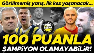 Süper Ligde 100 puanla şampiyon olamayabilir Galatasaray ile Fenerbahçenin puan ortalamaları ve kalan maçları...