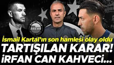 Fenerbahçede İsmail Kartal hedefte Son hamlesi olay oldu... Çok konuşulan İrfan Can Kahveci kararı...